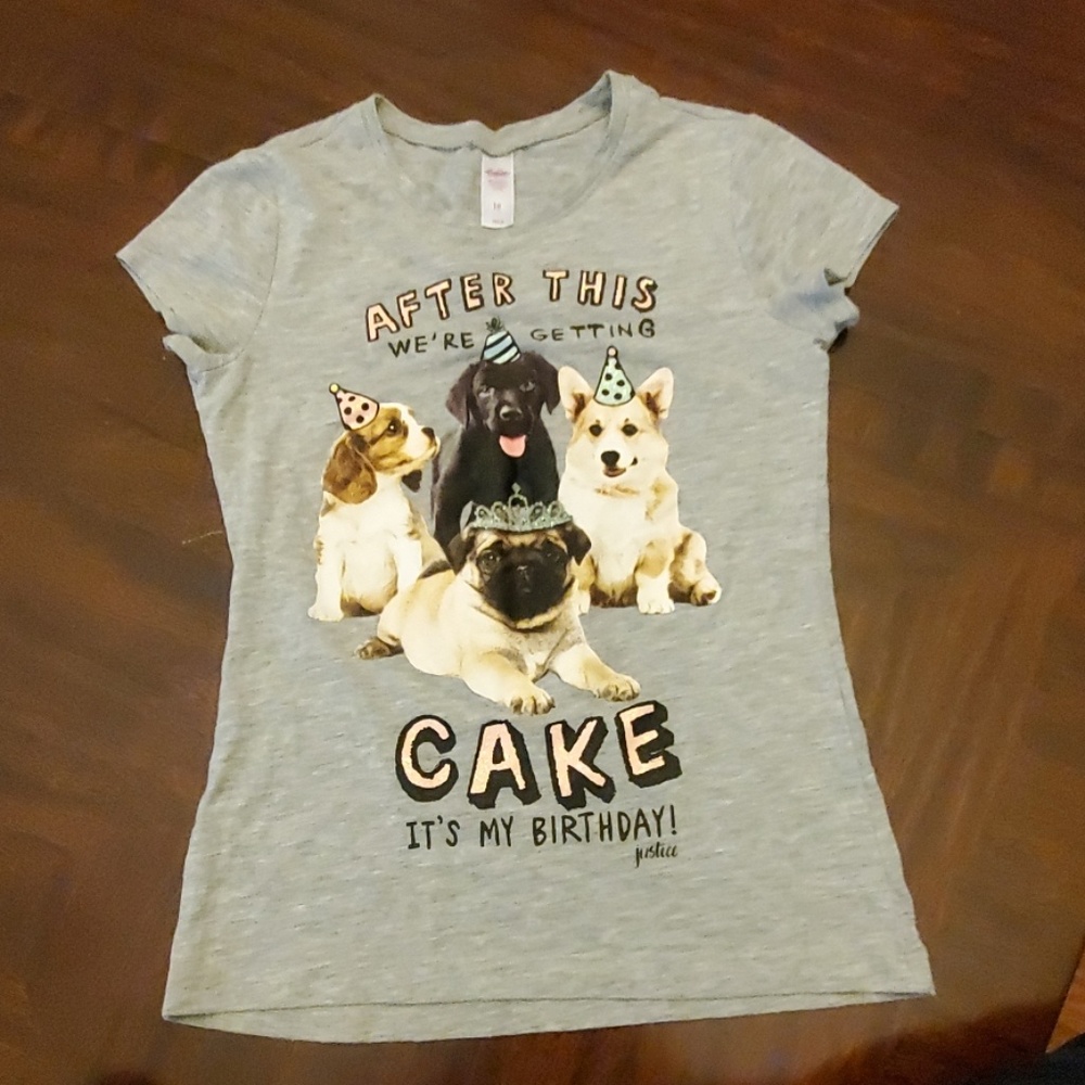 Justice birthday shirt